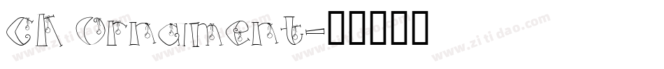 CK Ornament字体转换
